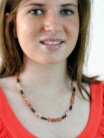 sunstone gemstone necklace