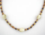 yellow tigewr eye necklace
