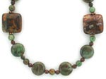 green opal gemstone necklace green opal gemstone necklace
