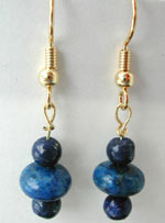 lapis handmade gemstone earrings lapis handmade gemstone earrings