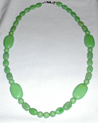 Apple Green Turquoise necklace