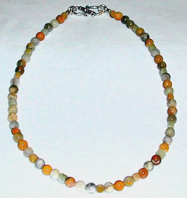 Crazy Lace Agate Necklace