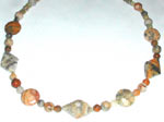 Large Crazy Lace Agate Necklace