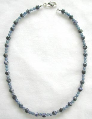 Dumortierite and Blue Aventurine Necklace