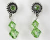 Swarovski Peridot Earrings
