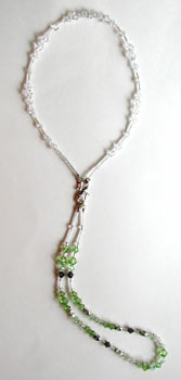 Dangle Peridot from Crystle
