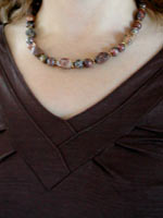 leopardskin jasper necklace leopardskin jasper necklace