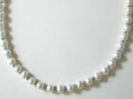 iolite and pearl necklace