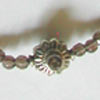 smoky quartz flower close up