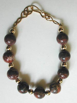 leopardskin jasper bracelet
