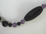 blackstone and amethyst close up