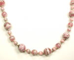 rhodocrosite choker