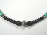 Bali silver on onyx
