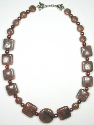 Muscovite necklace