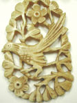 carved bone pendant carved bone pendant