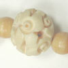 carved bone bead carved bone bead
