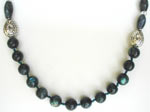 handmade spectrolite necklace
