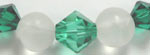 green and quartz close up