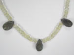 citrine and labradorite necklace