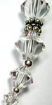 Swarovski crystal and silver