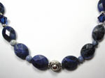 faceted sodalite necklace