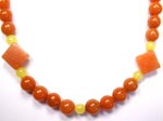 red aventurine necklace