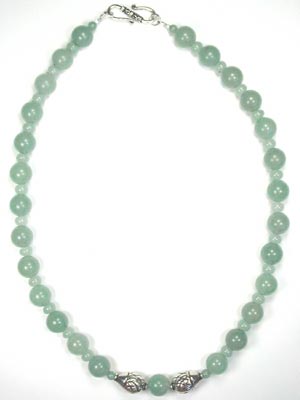 green aventurine necklace
