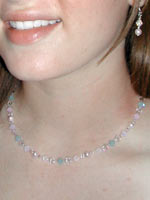 Swarovski opal necklace