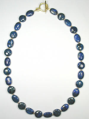 dark blue lapis necklace