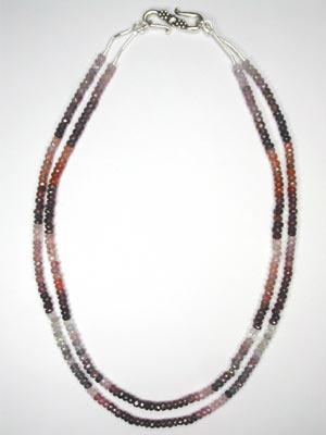 2 strand spinel necklace