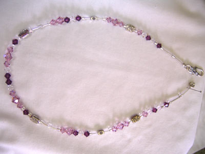 Swarovski Light Amethyst Necklace