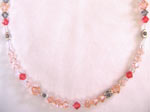Swarovski Peach Necklace